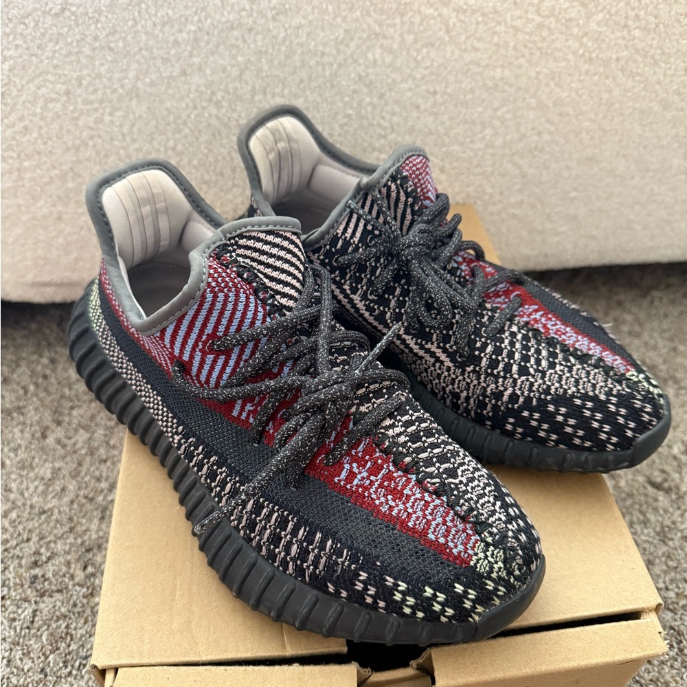 Yeezy Multicolor Knit Sneakers